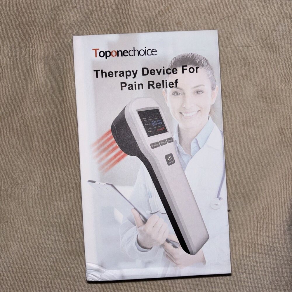Toponechoice Red Light Therapy Device  4x808nm+16x650nm Near Infrared Light